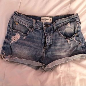 Abercrombie kids jean shorts